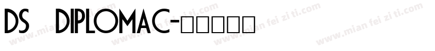 DS DiplomaC字体转换